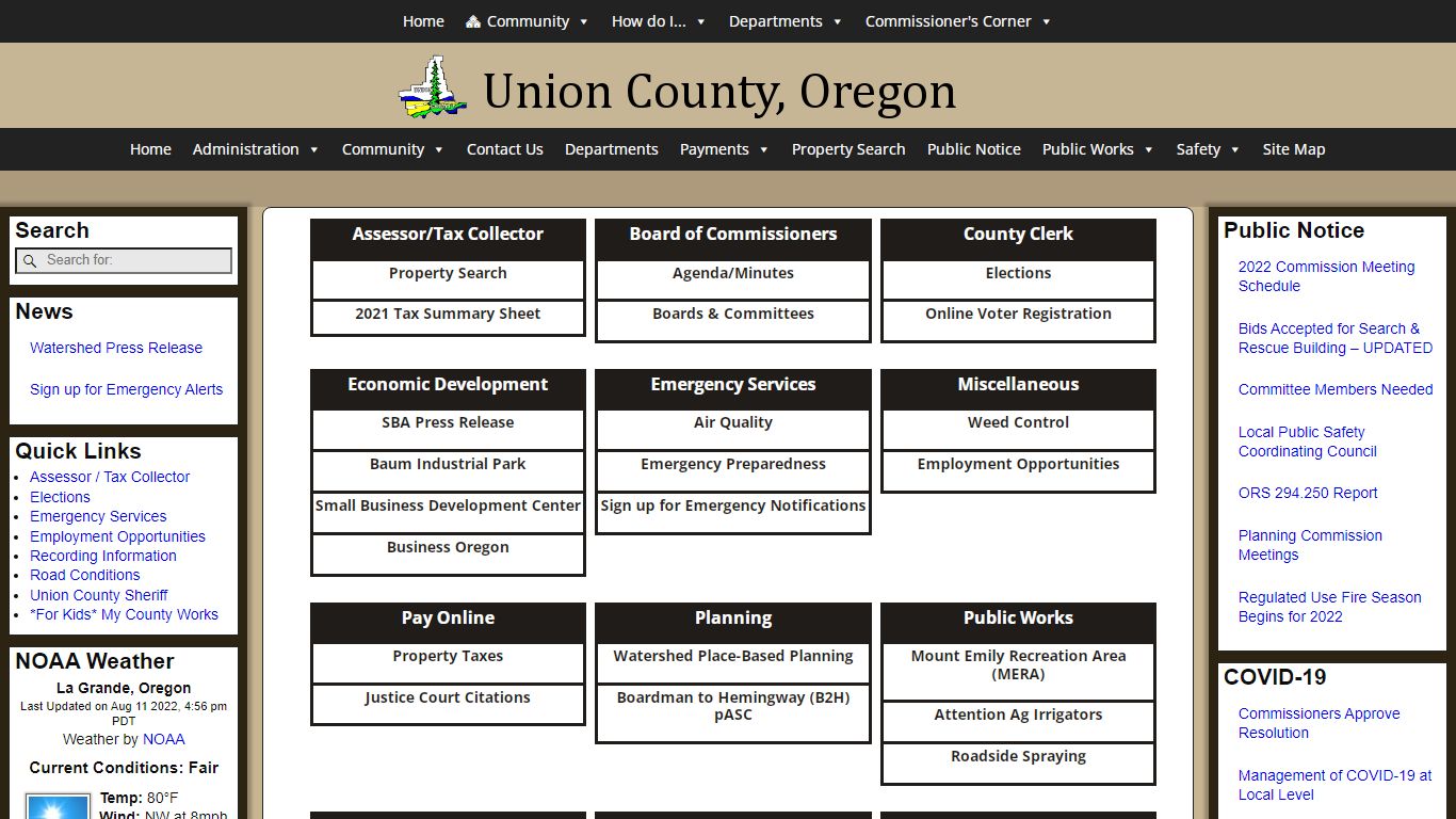 Union County – Oregon